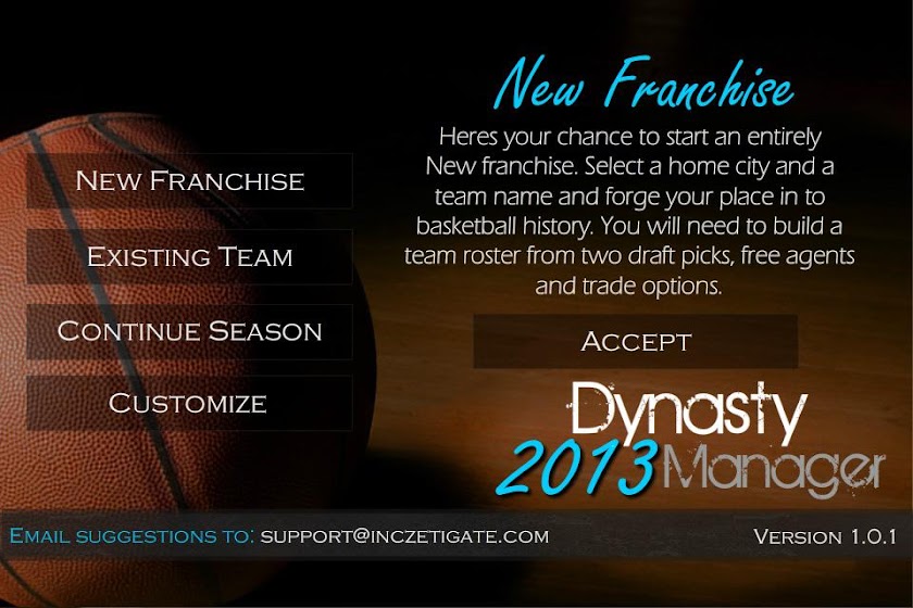 Basketball Dynasty Manager 13 Screen 2