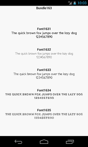 Fonts for FlipFont 163