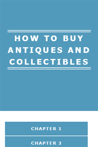 【免費書籍App】HOW TO BUY ANTIQUES-APP點子