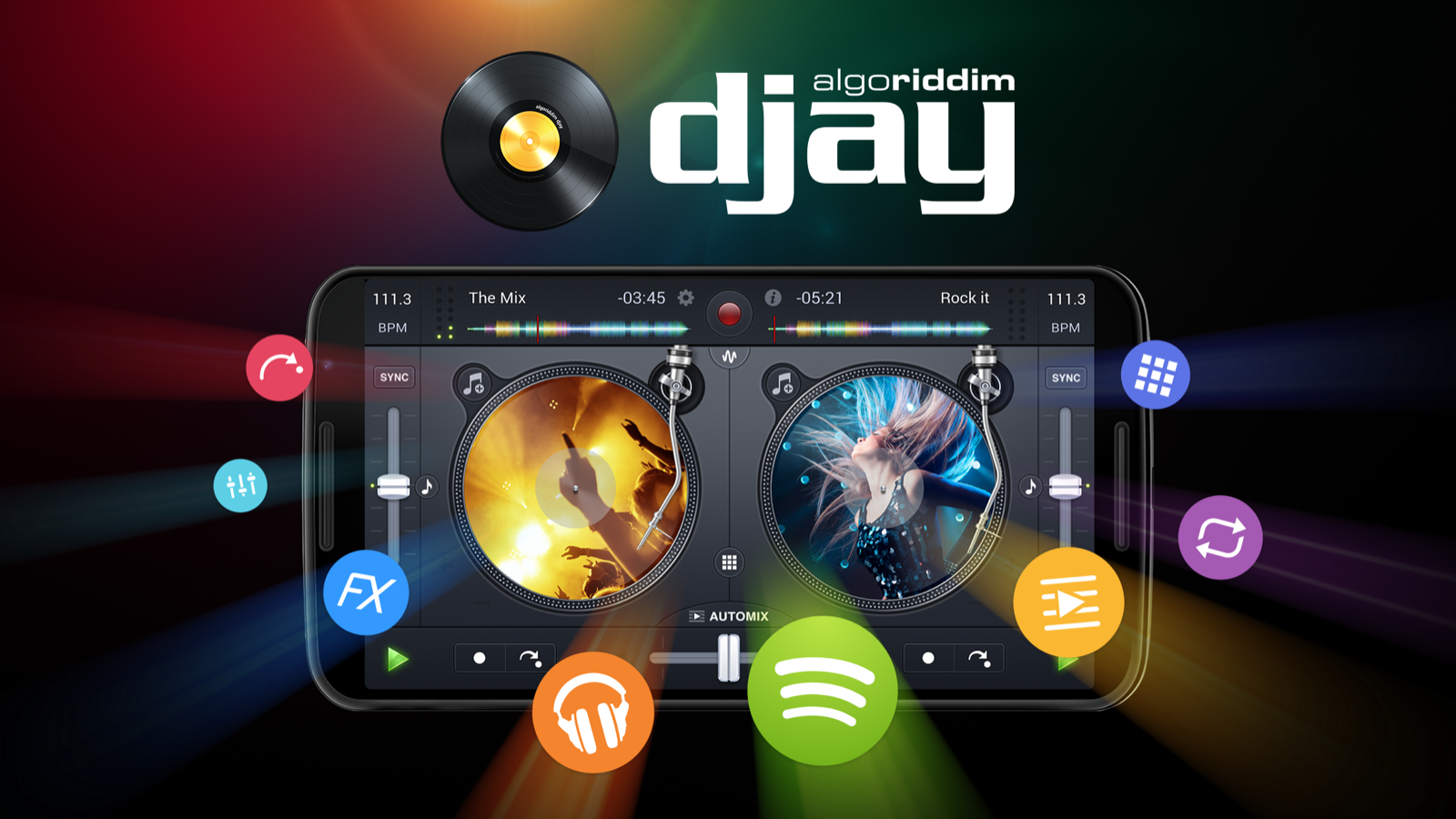  djay FREE - DJ Mix Remix Music- tangkapan layar 