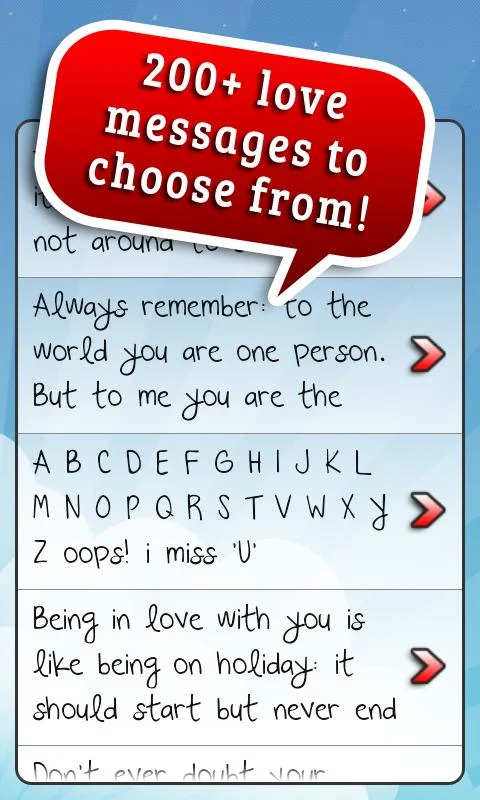 Love Texts ♥ Flirt & Date - screenshot