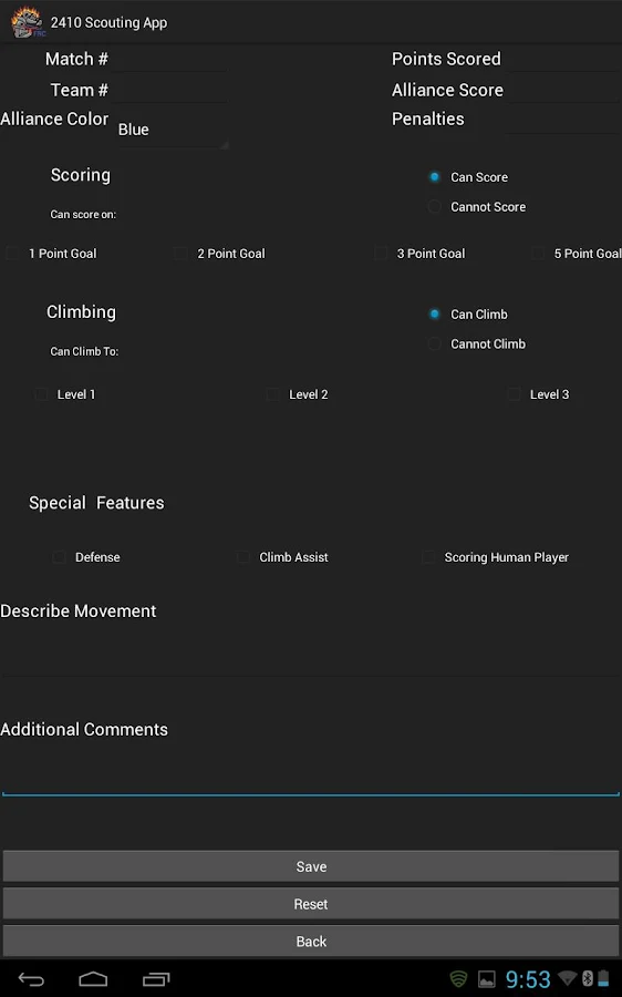    2410 Scouting App (2013 Ver.)- screenshot  