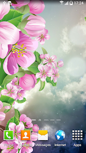 Night Sakura Live Wallpaper(圖1)-速報App