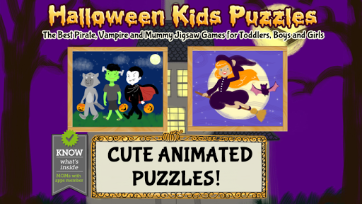 Halloween Games: Kids Puzzles