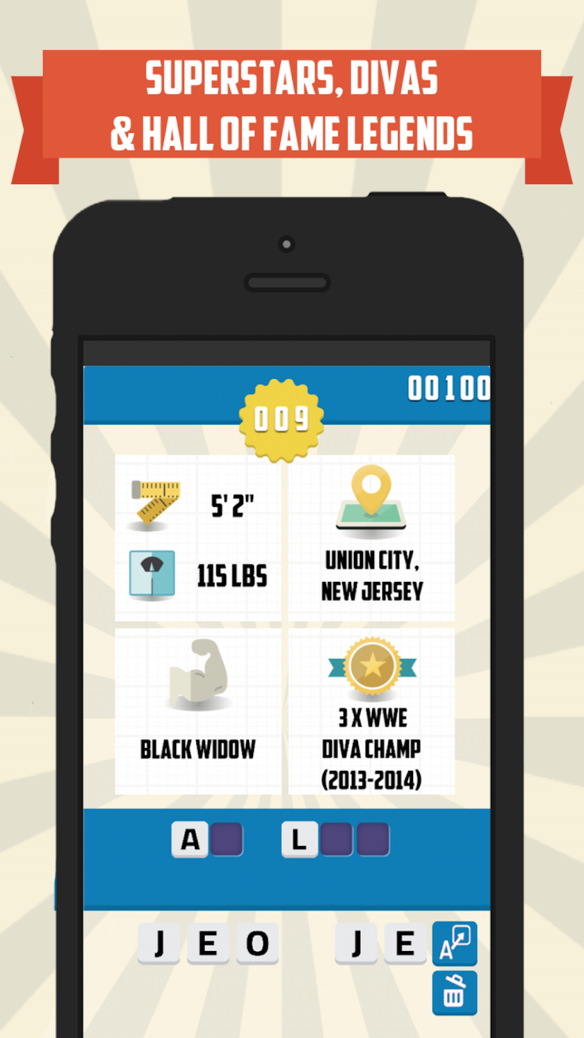 100 Wrestlers - Trivia Quiz Screen 2