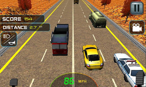 3D Highway Traffic Racer