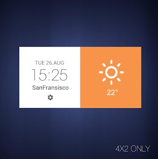 Free Download metro style color weather widg APK for Android