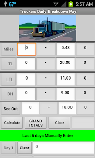 Truckers Daily Route Pay ver2 Screenshots 4