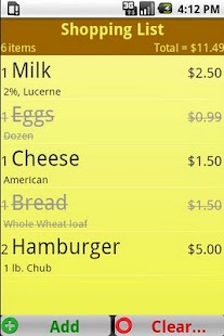 Lastest Shopping List Free APK for Android