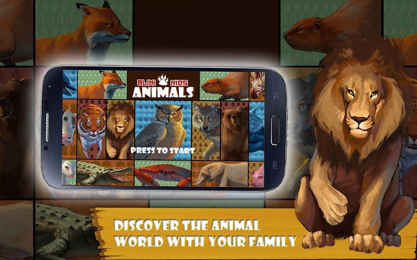 Blini Kids Animals Educational Screen 1