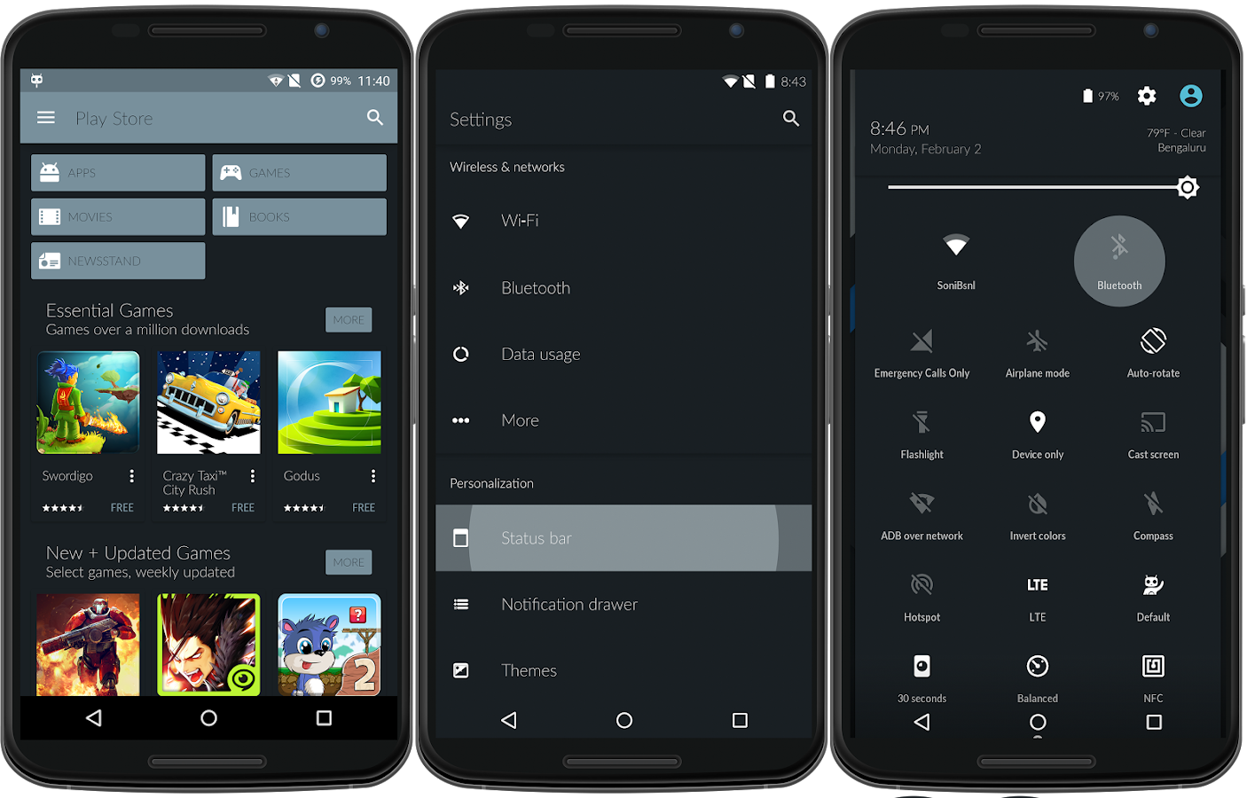 Merzee CM12 / CM11 Theme - screenshot