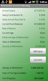 【免費財經App】Retirement Planner-APP點子