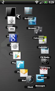 Free Download TSF Shell - ICS Glass Theme APK