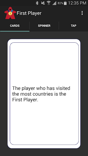 First Player