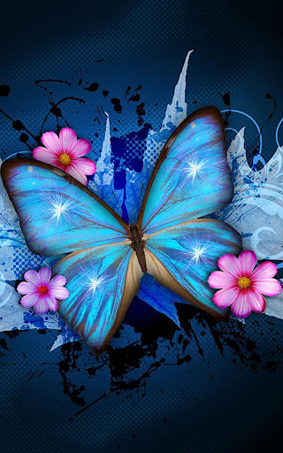 Shiny Butterfly Live Wallpaper