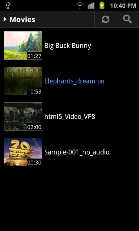 Reproductor MX - screenshot