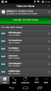 Android application A+ Kiel Trip Planner screenshot