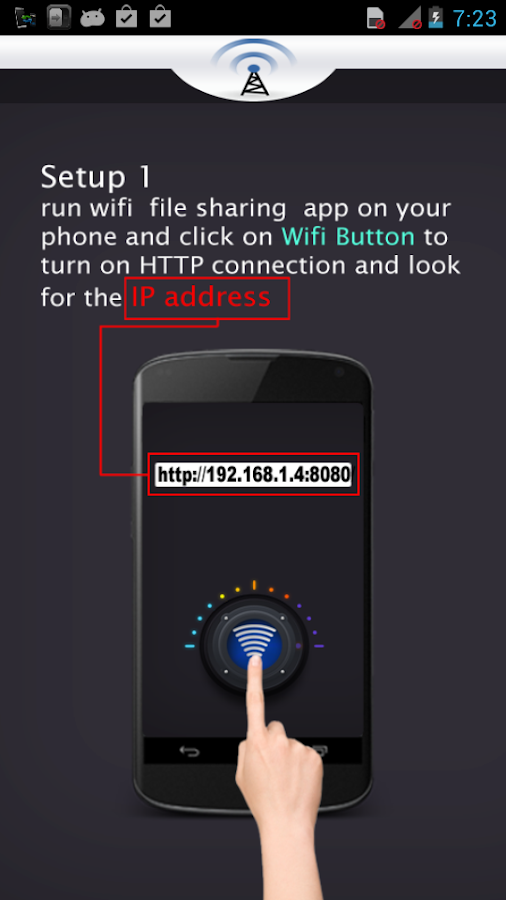 Wifi File Share - screenshot