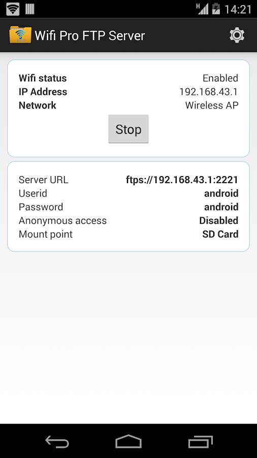 WiFi Pro FTP Server APK V1.7.2 - Apk Share IT