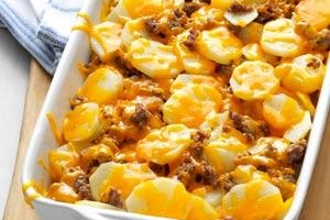 Cheesy Sausage Potatoes