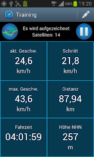 Android-Anwendung CycleDroid (donate) Screenshot
