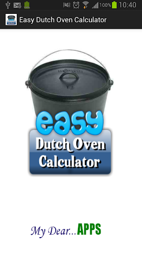 Easy Dutch Oven Calculator