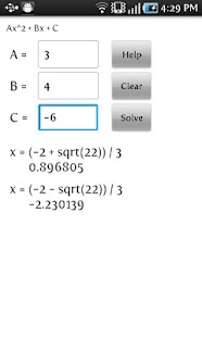 Download Exact Quadratic Solver APK