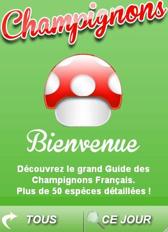 Android application Champignons Français screenshort
