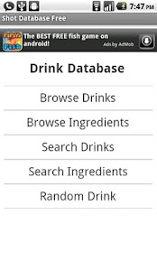 Drink Database Free - screenshot thumbnail