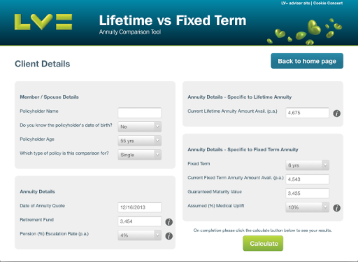 【免費財經App】LV= Fixed vs. Lifetime Annuity-APP點子