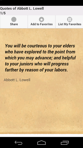 Quotes of Abbott L. Lowell