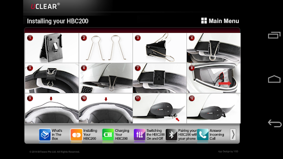 UCLEAR HBC200 instruction Screenshots 2