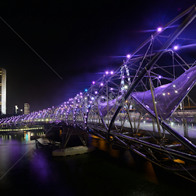 Curved as an Arc by Kresnata Adijaya - City,  Street & Park Night