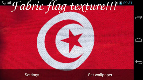 3D Tunisia Flag Live Wallpaper(圖6)-速報App