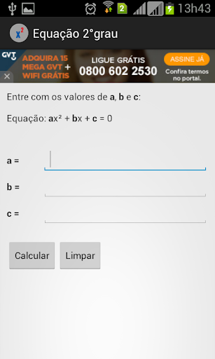 Equacao 2° Grau