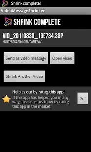 Video Message Compressor - screenshot thumbnail