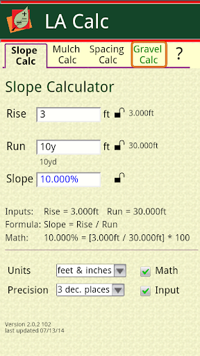 Landscape Designer Calculator