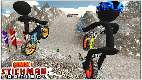 BMX Stickman Racing poster 11