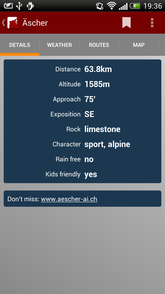 SwissClimb Screen 3