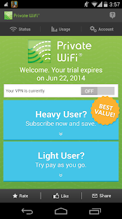 PRIVATE WiFi, a Secure VPN Screenshots 0