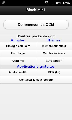 QCM biochimie1 lite 2005 paces