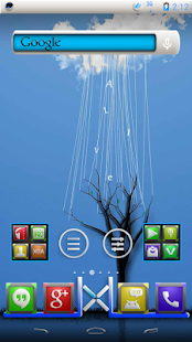KRUSHED BLUE CM11 THEMECHOOSER - screenshot thumbnail