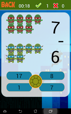 Math Game of Turtles Ninjaのおすすめ画像1