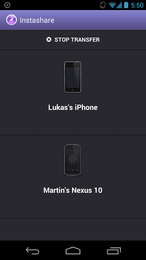   Instashare – Capture d'écran 