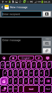 How to mod GO Keyboard Pink Neon Theme patch Varies with device apk for pc