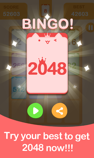 2048 KITTY- CAT PUZZLE GAME
