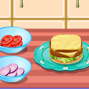 Hamburger Cooking Game 4 Icon