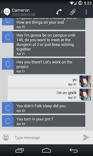 Smitten SMS - screenshot