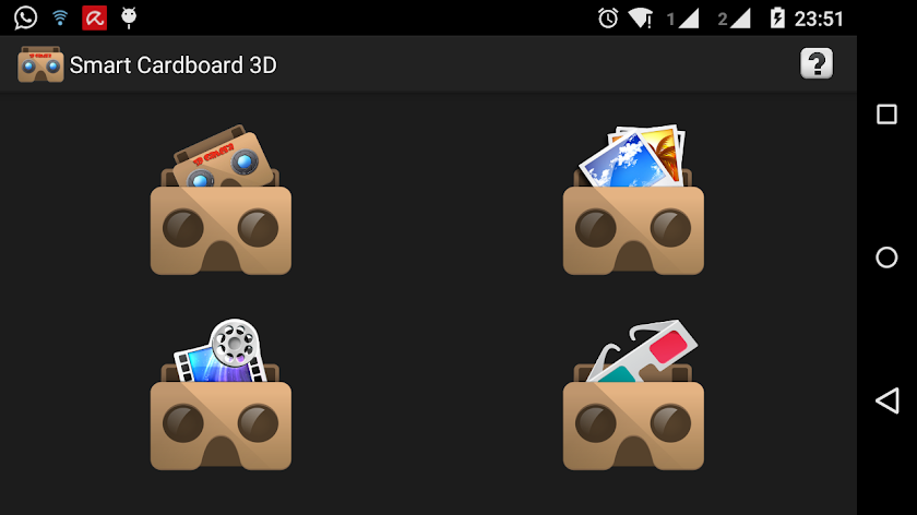 VR 3D Smart Cardboard Screen 1
