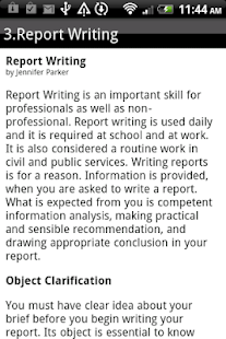 Download How to Write a Report APK